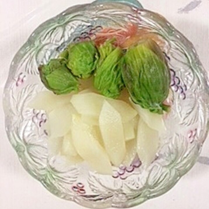ウドとふきのとうの酢味噌和え